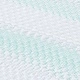 Подложка за матрак Cold Foam 5-зонова средно мека 90x190 см бяло и зелено