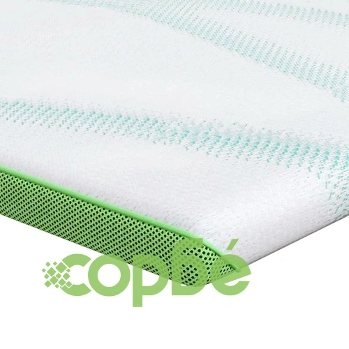 Подложка за матрак Cold Foam 5-зонова средно мека 90x190 см бяло и зелено ➤ топ цена ➤ sorbe.bg