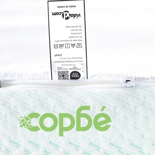 Подложка за матрак Cold Foam 5-зонова средно мека 90x190 см бяло и зелено ➤ топ цена ➤ sorbe.bg