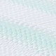 Матрачна подложка Memory Foam с 7 зони 120 x 200 cm бяло и зелено