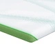 Матрачна подложка Memory Foam с 7 зони 120 x 200 cm бяло и зелено