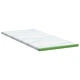 Матрачна подложка Memory Foam с 7 зони 120 x 200 cm бяло и зелено