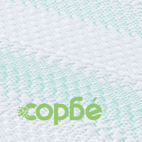 Подложка за матрак Memory Foam 7 зони 160x200 см бяло и зелено ➤ топ цена ➤ sorbe.bg