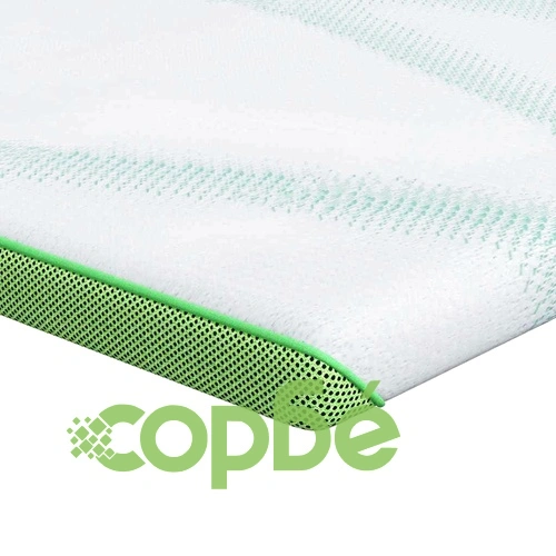 Подложка за матрак Memory Foam 7 зони 160x200 см бяло и зелено ➤ топ цена ➤ sorbe.bg