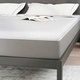 Топер за матрак от студена пяна със средна твърдост - 5 зони - 180x200 см - Бял