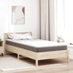 Подложка за матрак от Memory Foam бяла 120x200 см полиестер