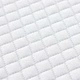Подложка за матрак от Memory Foam бяла 120x200 см полиестер