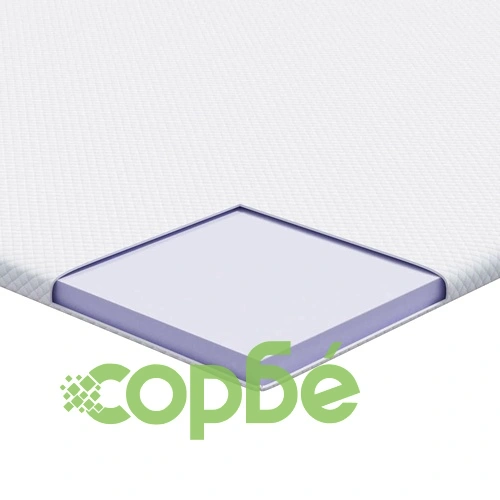 Подложка за матрак от Memory Foam бяла 120x200 см полиестер ➤ топ цена ➤ sorbe.bg
