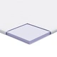 Подложка за матрак от Memory Foam бяла 120x200 см полиестер