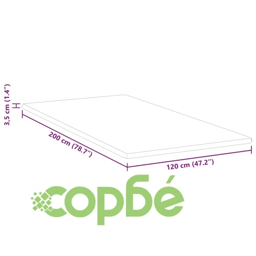 Подложка за матрак от Memory Foam бяла 120x200 см полиестер ➤ топ цена ➤ sorbe.bg