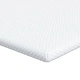 Подложка за матрак от Memory Foam бяла 120x200 см полиестер