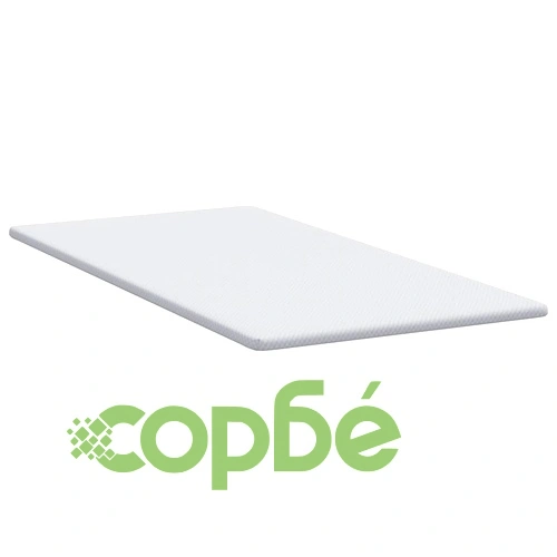 Подложка за матрак от Memory Foam бяла 120x200 см полиестер ➤ топ цена ➤ sorbe.bg