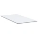 Подложка за матрак от Memory Foam бяла 120x200 см полиестер
