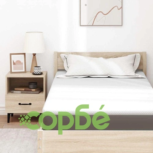 Подложка за матрак от Memory Foam бяла 120x200 см полиестер ➤ топ цена ➤ sorbe.bg