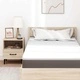 Подложка за матрак от Memory Foam бяла 120x200 см полиестер