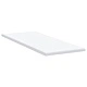 Подложка за матрак Memory Foam с лавандула бяла 70x200x5 см