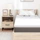Подложка за матрак Memory Foam с лавандула бяла 70x200x5 см