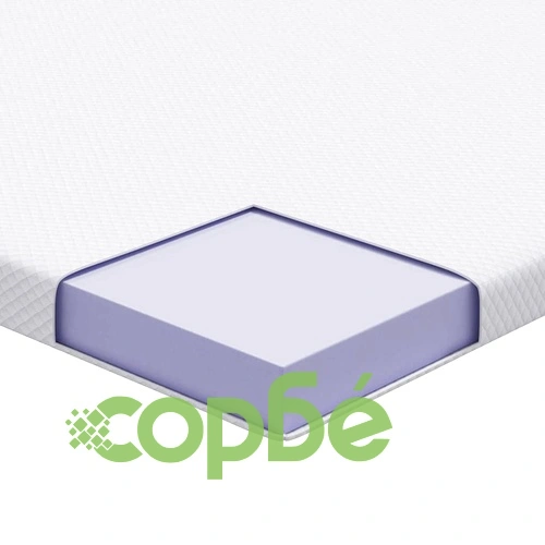 Подложка за матрак Memory Foam с лавандула 80x200 см, бяла ➤ топ цена ➤ sorbe.bg