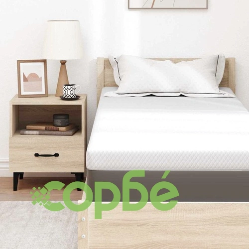 Подложка за матрак Memory Foam с лавандула 80x200 см, бяла ➤ топ цена ➤ sorbe.bg