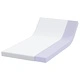 Подложка за матрак с Memory Foam, Бяла, 120 x 200 x 10 cm, Полиестерна жакардова тъкан