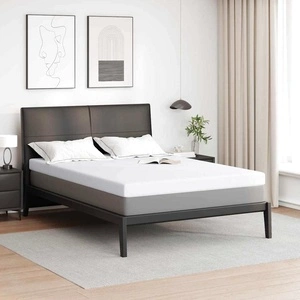 Подложка за матрак Memory Foam - Бяла, 160 x 200 cm, 10 cm височина