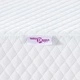 Подложка за матрак Memory Foam - Бяла, 160 x 200 cm, 10 cm височина