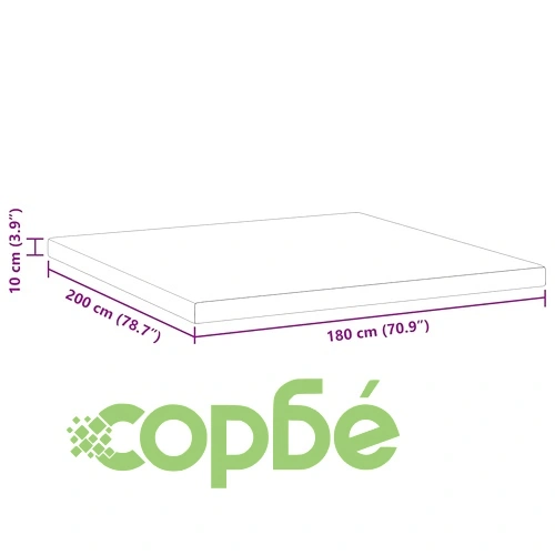 Бяла Подложка за Матрак от Memory Foam - 180 x 200 cm ➤ топ цена ➤ sorbe.bg