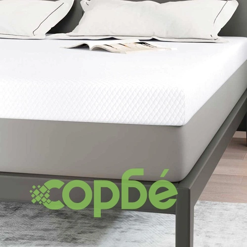 Бяла Подложка за Матрак от Memory Foam - 180 x 200 cm ➤ топ цена ➤ sorbe.bg