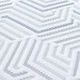 Мемори Пяна Топер за Матрак - Бял и Син, 200 x 200 x 6 см
