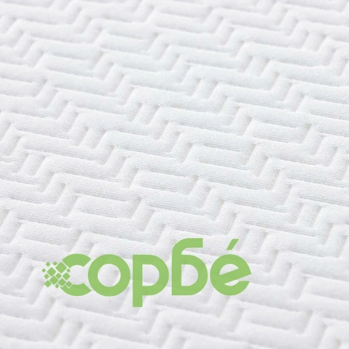 Матрак от мемори пяна бял и сив 80x200x16 см за единично легло ➤ топ цена ➤ sorbe.bg