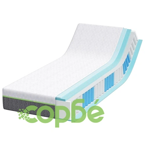 Матрак с джобни пружини и пяна - средно мек - 7 зони - 70x200 см ➤ топ цена ➤ sorbe.bg