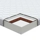 Матрак с кокосов слой от PU пяна бял 140 x 70 x 10.5 см