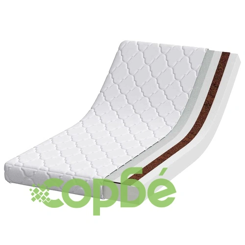 Матрак с кокосов слой от PU пяна бял 140 x 70 x 10.5 см ➤ топ цена ➤ sorbe.bg