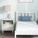 Матрак с кокосов слой от PU пяна бял 140 x 70 x 10.5 см