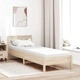 Матрак с кокосов слой и PU пяна 200x70x10.5 см, средна твърдост, бял