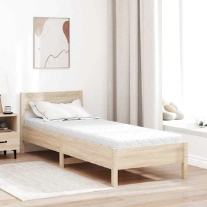 Матрак с кокосов слой и PU пяна 200x80x10.5 см средно твърд бял