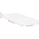 Матрак с кокосов слой и PU пяна 200x90x10.5 см - средна твърдост