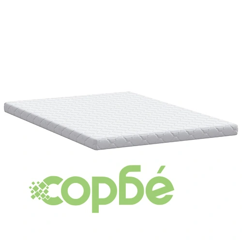 Матрак с кокосов слой и PU пяна 200x140x10.5 см бял средно твърд ➤ топ цена ➤ sorbe.bg