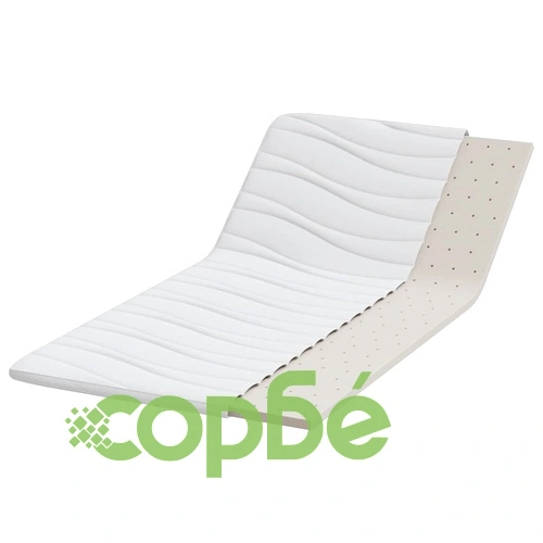 Латексова подложка за матрак 100x200 см, височина 5 см, бял цвят ➤ топ цена ➤ sorbe.bg