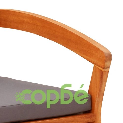 Градинска пейка от масивна акациева дървесина с възглавници 115x70x72 см, антрацит ➤ топ цена ➤ sorbe.bg