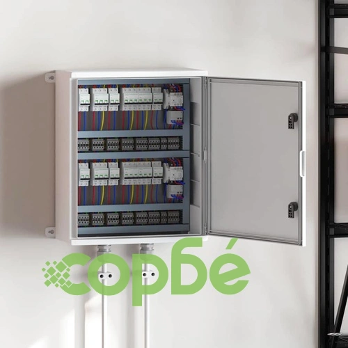 Контролен шкаф IP65 водоустойчив сив 50x23x60 см ABS пластмаса ➤ топ цена ➤ sorbe.bg