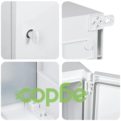 Контролен шкаф IP65 водоустойчив сив 50x23x60 см ABS пластмаса ➤ топ цена ➤ sorbe.bg