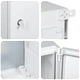 Контролен шкаф IP65 водоустойчив сив 50x23x60 см ABS пластмаса