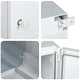 Контролен шкаф IP65 водоустойчив сив 50x24,5x70 см ABS пластмаса