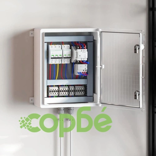 Контролен шкаф IP65 водоустойчив сив 40x24.5x50 см ABS пластмаса ➤ топ цена ➤ sorbe.bg