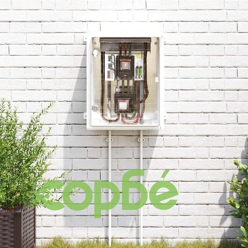 Контролен шкаф IP65 водоустойчив сив 40x24.5x50 см ABS пластмаса ➤ топ цена ➤ sorbe.bg