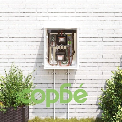 Контролен шкаф IP65 водоустойчив сив 50x22x60 см ABS пластмаса ➤ топ цена ➤ sorbe.bg