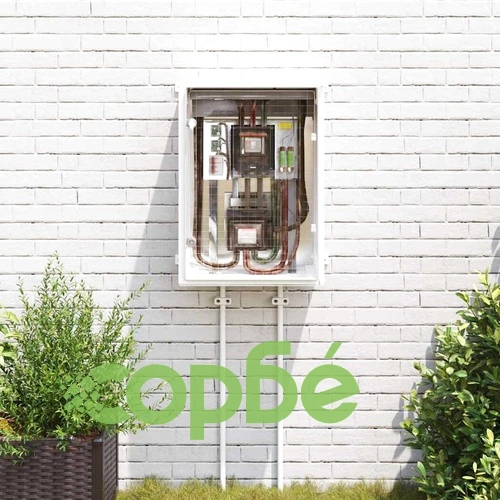 Контролен шкаф IP65 водоустойчив сив 50x24.5x70 см ABS пластмаса ➤ топ цена ➤ sorbe.bg