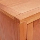 Шкаф за съхранение с врати Кафяв 80 x 35 x 95 см Масивен дъб и бор