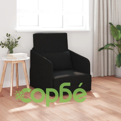 Подово Легло 2 в 1 за Домашни Любимци - Черно 65x80x83 см от Полиестерна Тъкан ➤ топ цена ➤ sorbe.bg